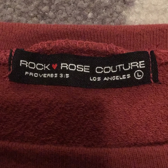 Red-ish maroon crop top - Picture 3 of 4